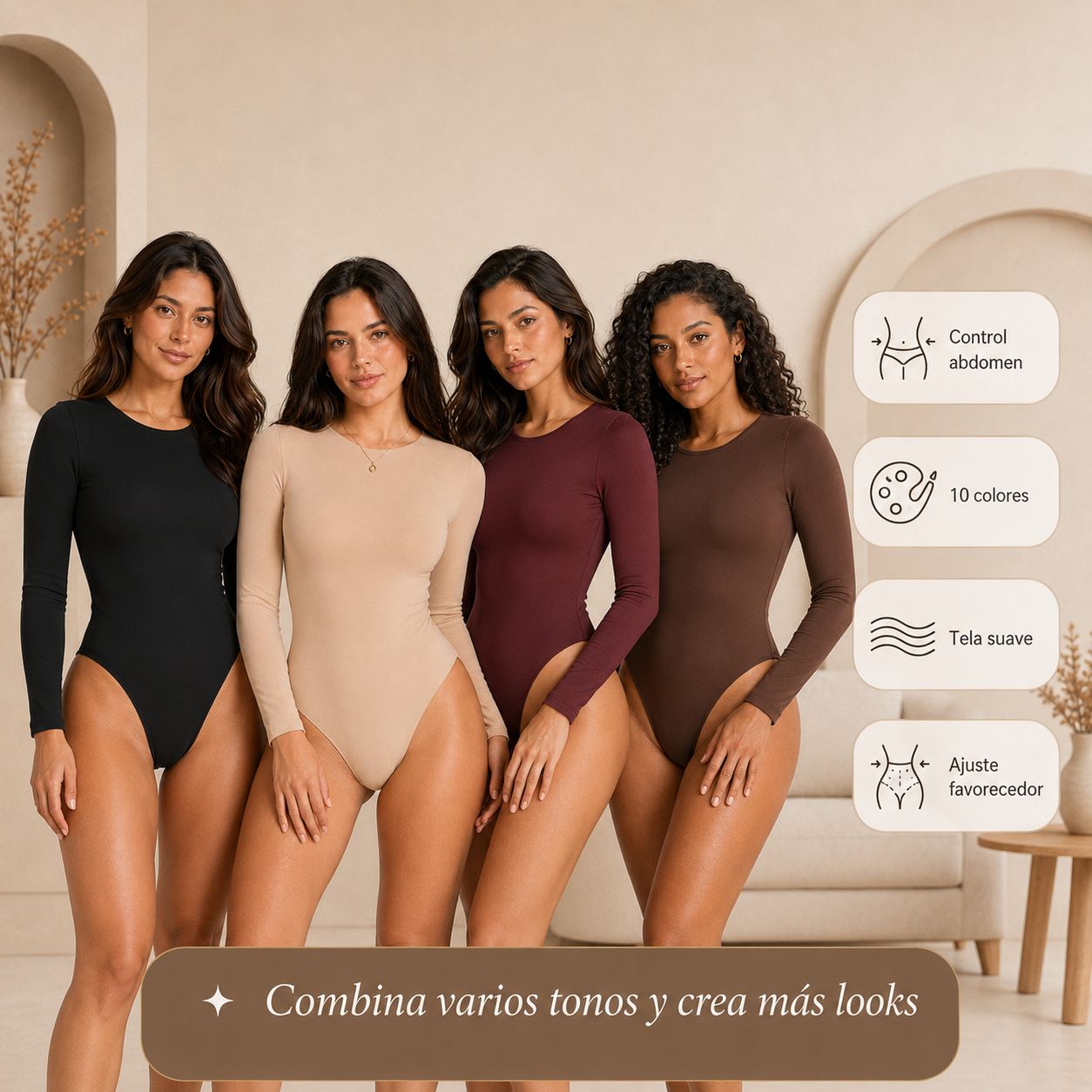 Body Moldeador Premium colores