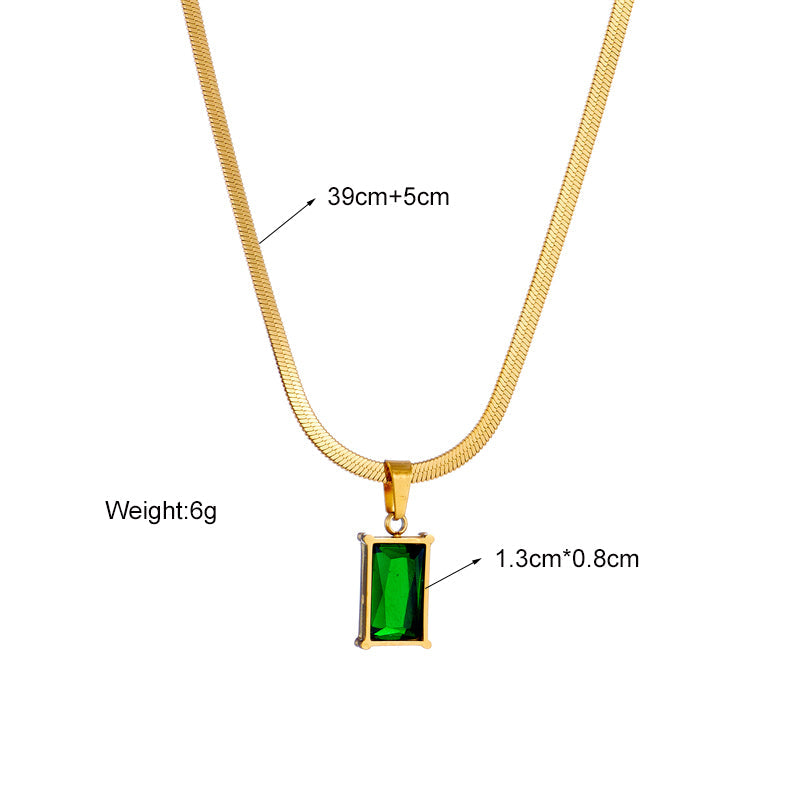 Collar De Lujo Piedra Jade Con Baño En Oro + Envío Gratis